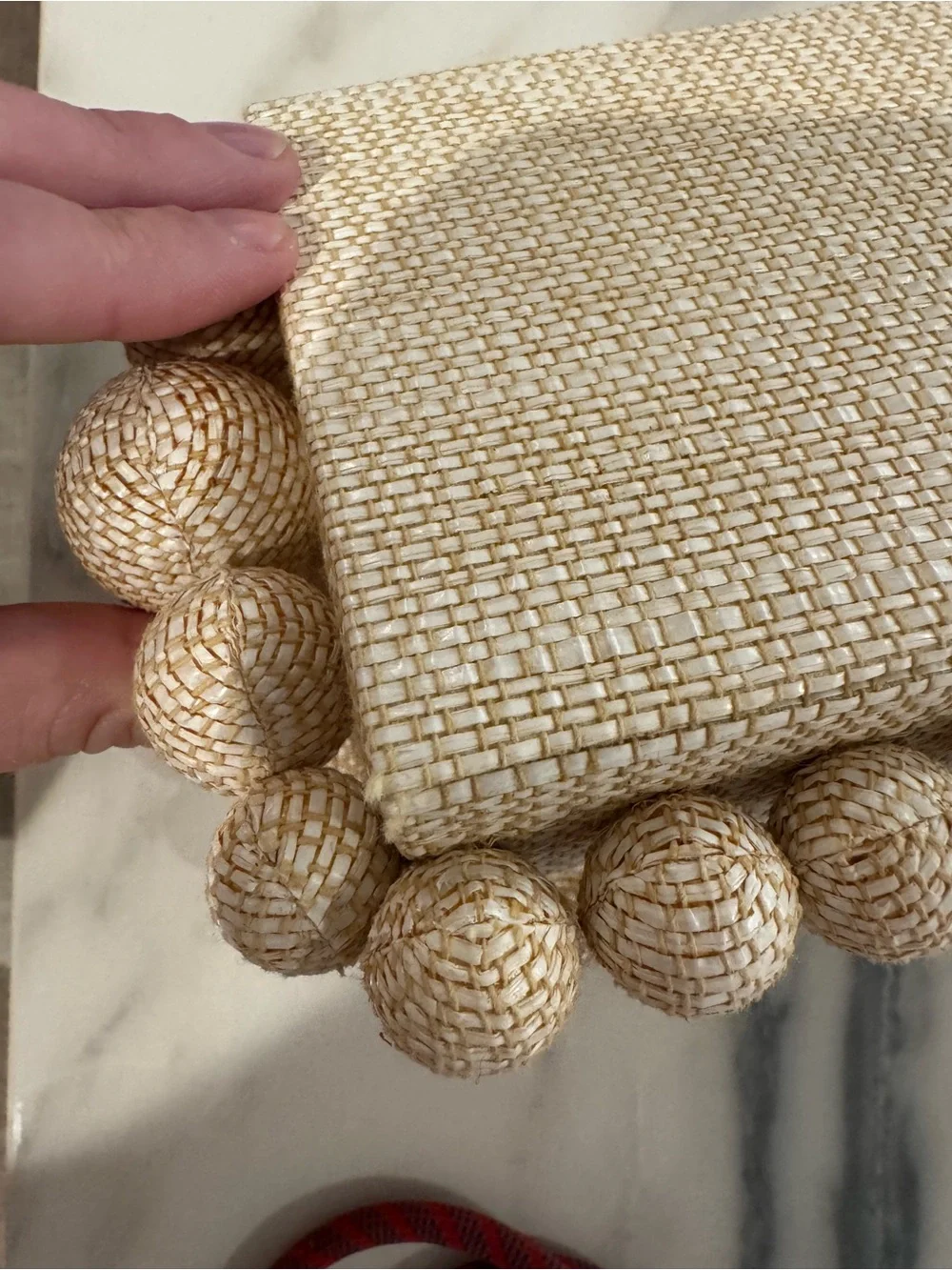 Cult Gaia EOS Raffia Minaudiere